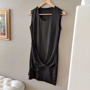 NWT ALLSAINTS Afia Dee Black Shift Dress